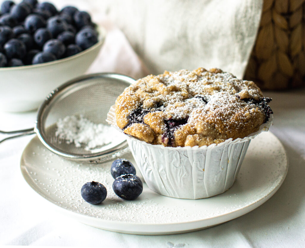 Sommerlicher Genuss: Heidelbeer Muffins mit weißer Schokolade - Bibys Welt